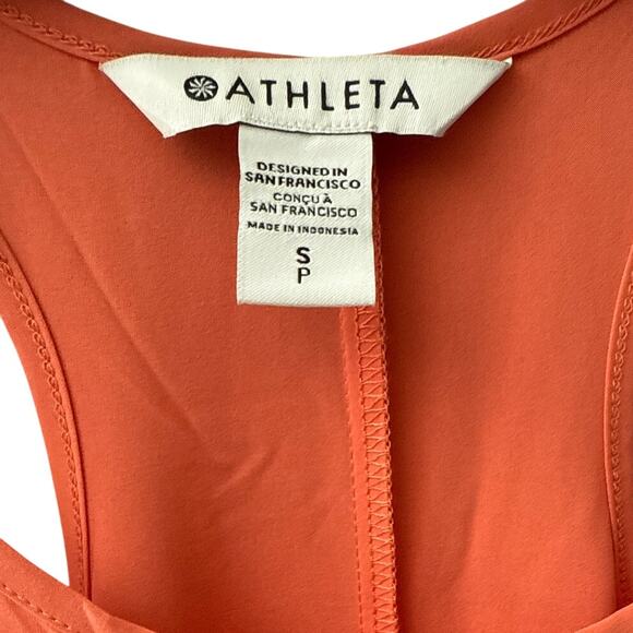 Athleta Presidio Hi-Lo Dress Pink Coral Size Small - Picture 7 of 12